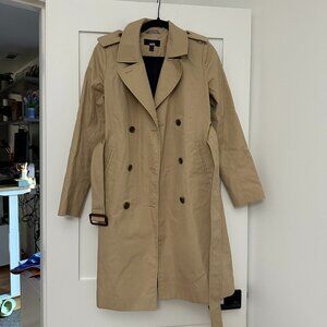 [SOLD DO NOT PURCHASE]  J. Crew City Trench Coat Camel Size 2